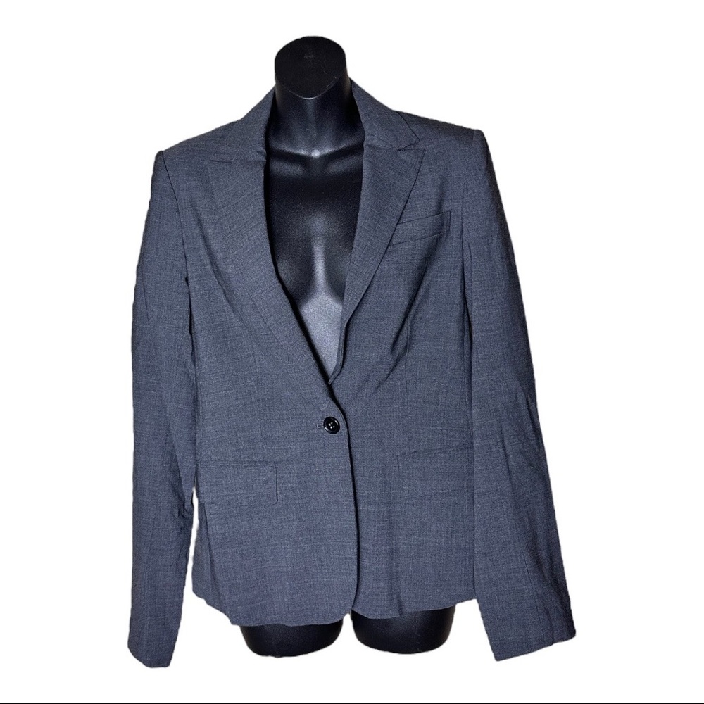 Theory Wool One-Button Blazer - image 1